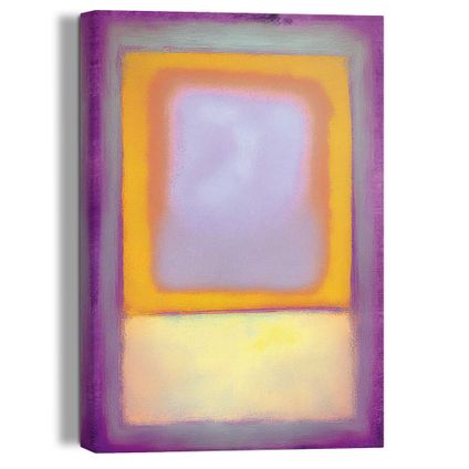 Schilderij Colourful shapes Abstract - Vierkanten - Canvas 20x30 cm Canvas Bont