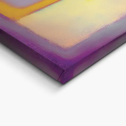 Schilderij Colourful shapes Abstract - Vierkanten - Canvas 20x30 cm Canvas Bont 4
