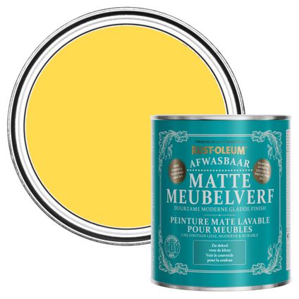 Peinture pour Meubles Mate & Lessivable - Sorbet Citron 750ml