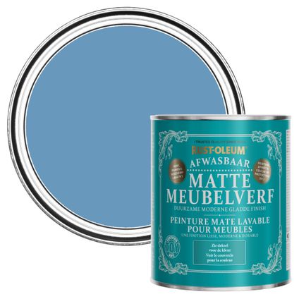 Peinture pour Meubles Mate & Lessivable - Bleuet 750ml