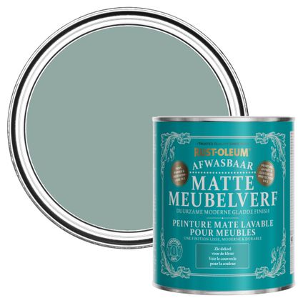 Peinture pour Meubles Mate & Lessivable - Bleu Gris 750ml