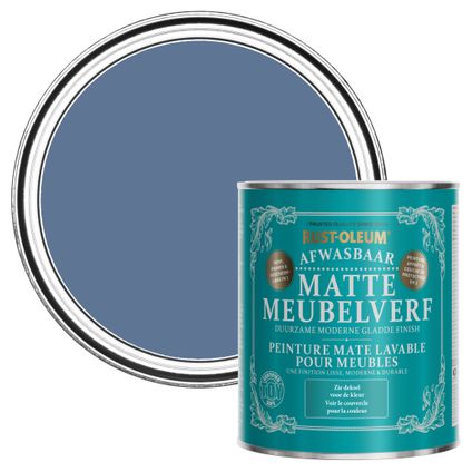 Peinture pour Meubles Mate & Lessivable - Rivière Bleue 750ml