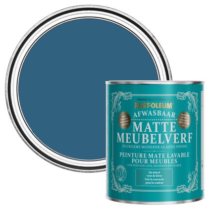 Peinture pour Meubles Mate & Lessivable - Cobalt 750ml
