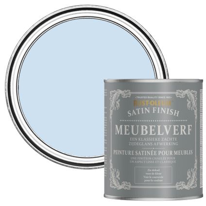 Rust-Oleum Meubelverf Zijdeglans - Poederblauw 750ml
