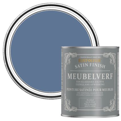 Rust-Oleum Meubelverf Zijdeglans - Blauwe Rivier 750ml