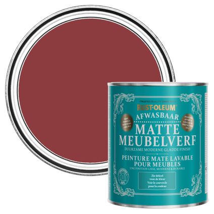 Peinture pour Meubles Mate & Lessivable - Bordeaux 750ml