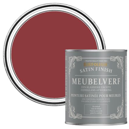 Rust-Oleum Peinture pour Meubles Finition Satinée - Bordeaux 750ml