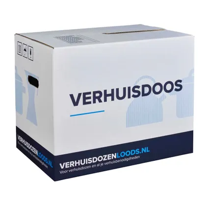 Cartons de déménagement Verhuisservice+ – lot de 15 - 52 litres - fermeture automatique
