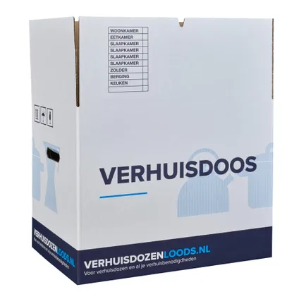 Cartons de déménagement Verhuisservice+ – lot de 15 - 52 litres - fermeture automatique 6