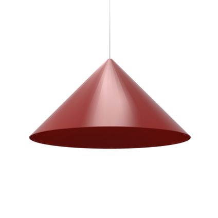 PINOCCHIO Hanglamp, 1X E27, metaal, rood glanzend, D.50cm