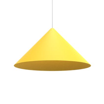 PINOCCHIO Hanglamp, 1X E27, metaal, geel, D.50cm