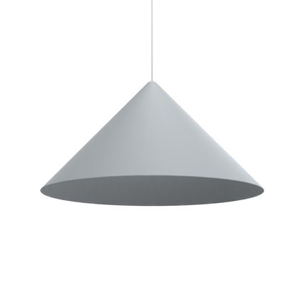PINOCCHIO Hanglamp, 1X E27, metaal, grijs, D.50cm