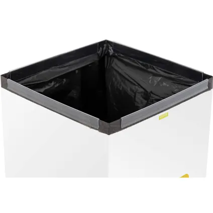 ulsonix Poubelle de recyclage- 60 L - blanc - labellisée emballages recyclables ULX-GB5 N 3