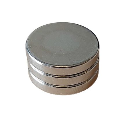 Magnet Source Ronde magneten - 18x3mm - set van 3 stuks