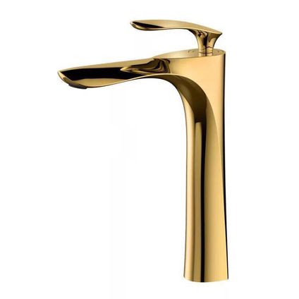 Hudor robinet de lavabo surélevé 205 doré collection Scamandre