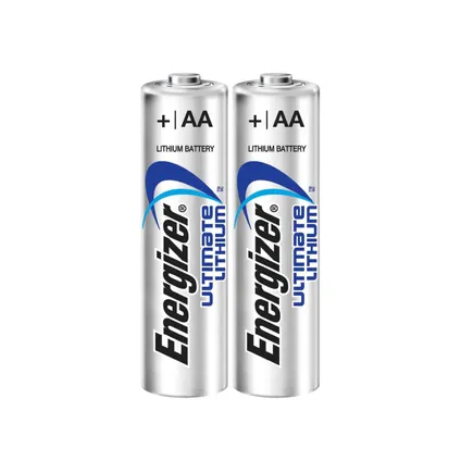 Piles lithium AA Energizer Ultimate L91 (2 pièces)