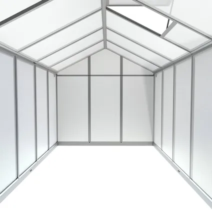 Uniprodo tuinkas - 301 x 178 x 195 cm - polycarbonaat + aluminium UNI_GREEN HOUSE_02 2