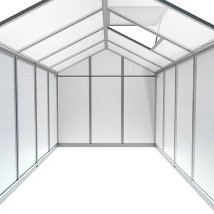 Uniprodo tuinkas - 242 x 178 x 195 cm - polycarbonaat + aluminium UNI_GREEN HOUSE_01 2