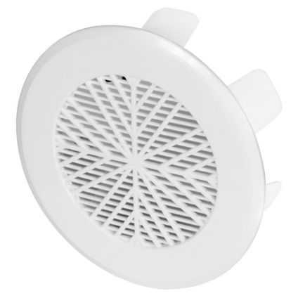 Awenta Grille de ventilation Diamètre 99-124mm Couleur Blanc Blanc