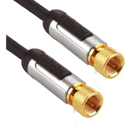 Profigold - F-Connector Kabel - zwart - 10 meter 2