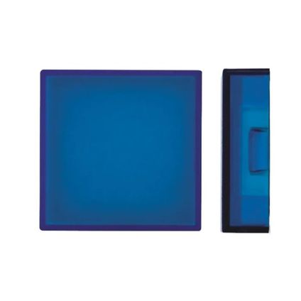 Drukknoplens Vierkant - Geschikt voor MS720/30 ¬ñ Blauw - 2 stuks