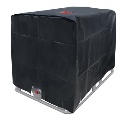 Protection de pluie noir capôt container réservoir citerne eau 1000L