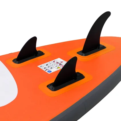 ECD Germany Surfplank Stand Up Paddle Opblaasbaar SUP Surfplank Makani 320x82x15 cm 6