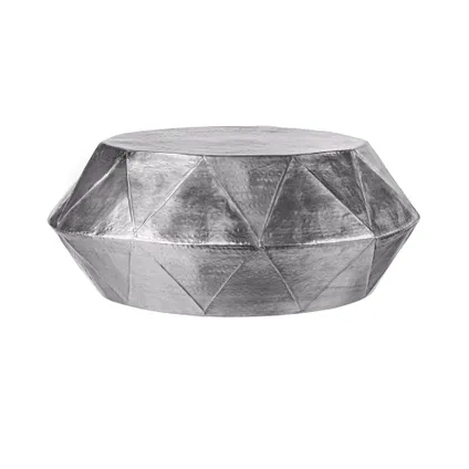 WOMO-Design salontafel, Ø 73x28,5 cm, zilver
