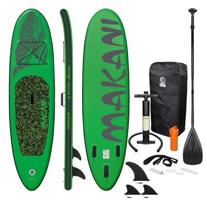 Stand up paddle board SUP surfing Makani planche de surf gonflable vert 320cm