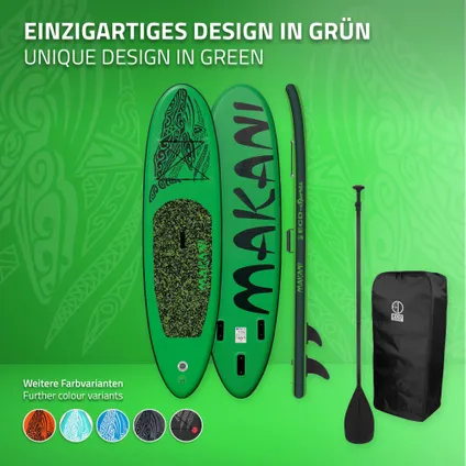Stand up paddle board SUP surfing Makani planche de surf gonflable vert 320cm 6