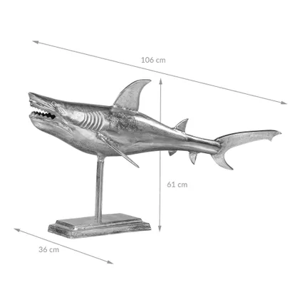 Haaienbeeld met standaard 106x36x61 cm uniek WOMO-DESIGN 4