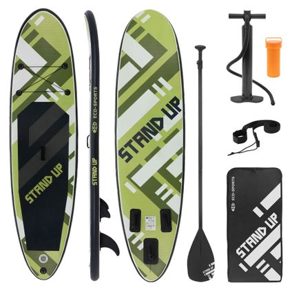 Planche de surf stand up paddle board SUP gonflable Stripes olive 308 cm 120 kg