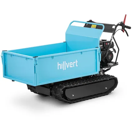 hillvert Mini dumper - sur chenilles - jusqu'à 500 kg - 4.1 kW HT-MD-500C