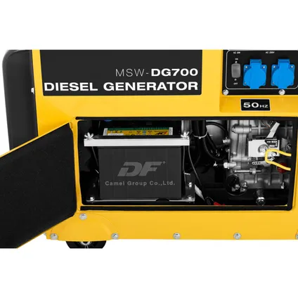 MSW Dieselgenerator - 4.400 W - 14,5 L - 230/400 V MSW-DG700 3
