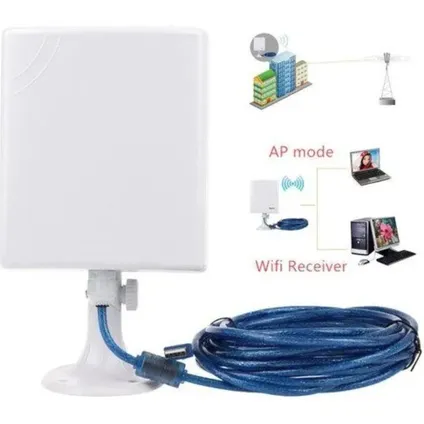 Récepteur Wifi 150Mbps extérieur haute puissance - Antenne 14dBi 2