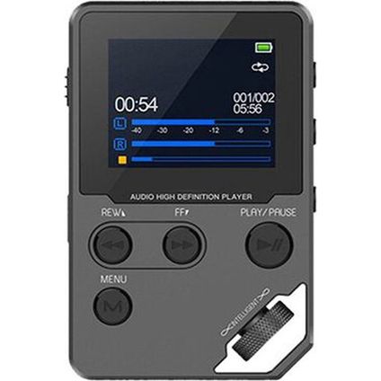 Shmci Professionele Hifi Dac MP3 speler - C5 - met 64GB SD kaart