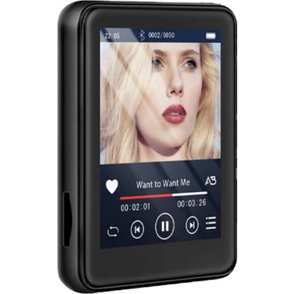 Lecteur MP3 à écran tactile - Yophoon - X6 - Bluetooth 4.2 - 4 Go+carte SD 64 Go - noir