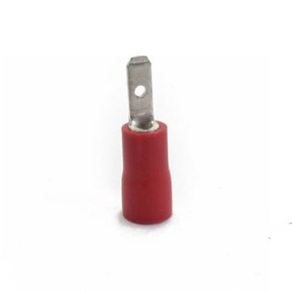 Ohmeron Opschuifcontact/Kabelschoen mannelijk 2,8x0,8mm Rood - 25 stuks