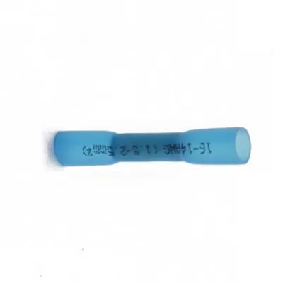 Connecteur/Cosse de câble avec gaine thermorétractable - Ohmeron - Bleu - 25 pièces