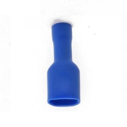 Ohmeron Opschuifcontact/Kabelschoen vrouwelijk Geïsoleerd 6,3x0,8mm Blauw - 25 stuks