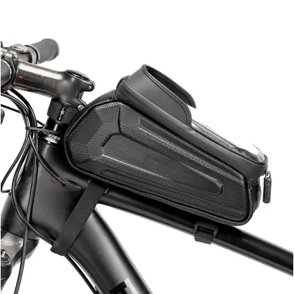Pitt & Co.® Frametas voor fiets Zwart Waterbestendig Telefoonhouder 4
