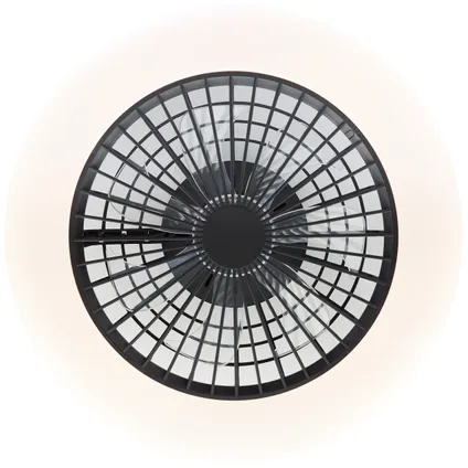 Ventilateur de plafond Brilliant Salerno noir 40W 10