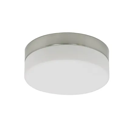 Steinhauer plafondlamp ceiling and wall IP44 LED 1362st staal 2