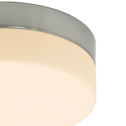 Steinhauer plafondlamp ceiling and wall IP44 LED 1362st staal 3