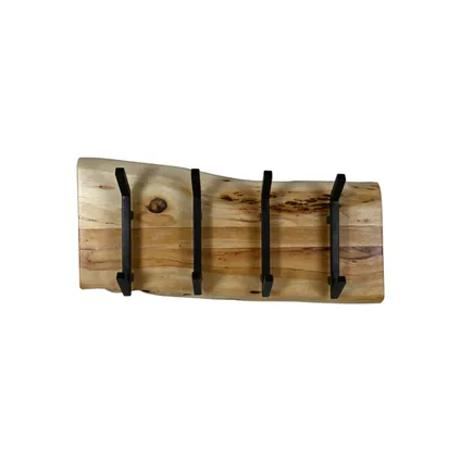 HSM Collection kapstok Acacia hout B 60cm naturel zwart 3