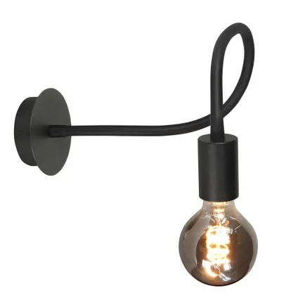 Highlight wandlamp Flex 50cm E27 zwart