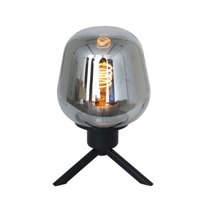 Steinhauer lampe de table Reflexion - noir - verre - 15 cm - E27 (grande raccord) - 2683ZW