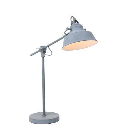 Mexlite lampe de table Nové - gris - métal - 18 cm - E27 (grande raccord) - 1321GR