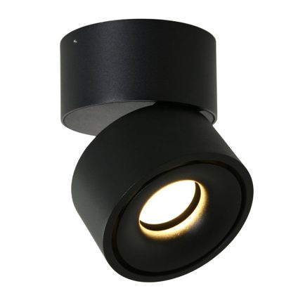 Mexlite spots Fez black - noir - plastique - 7,8 cm - Intégré (DEL) - 2673ZW