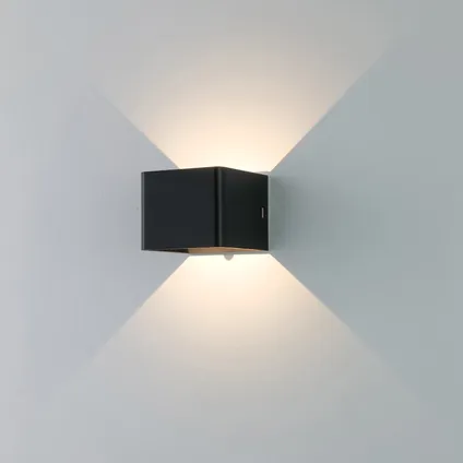 Ylumen wandlamp Recharge 10x10cm oplaadbaar zwart 4